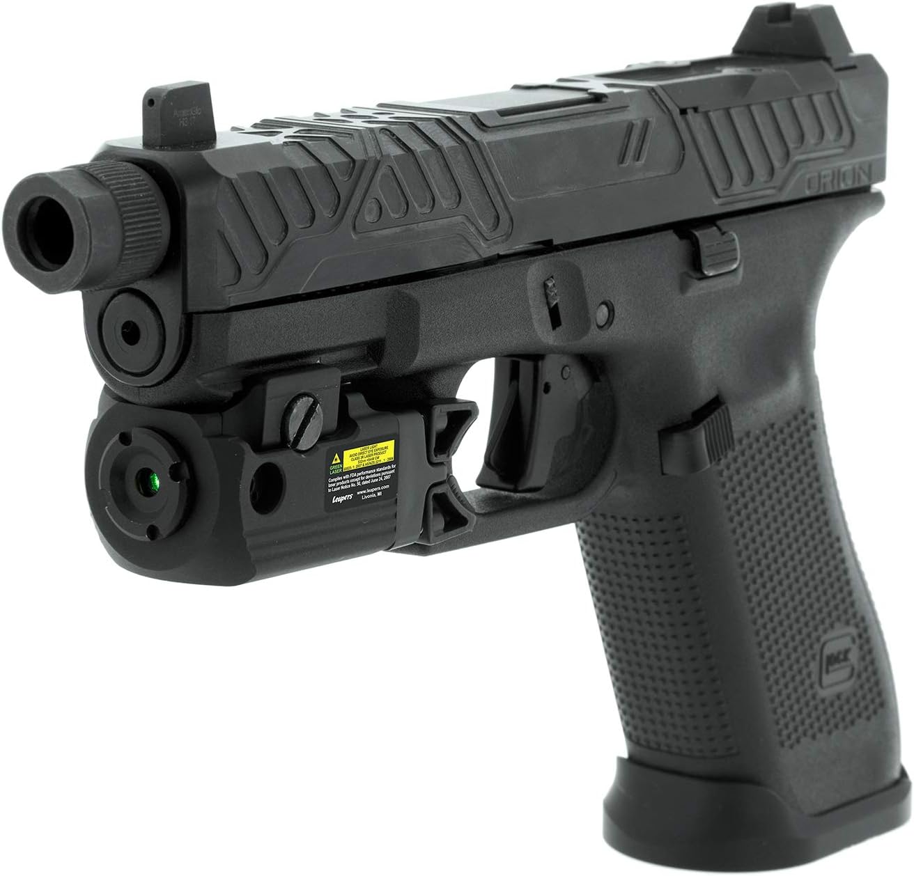 UTG Compact Pistol Laser, Green, Ambidextrous