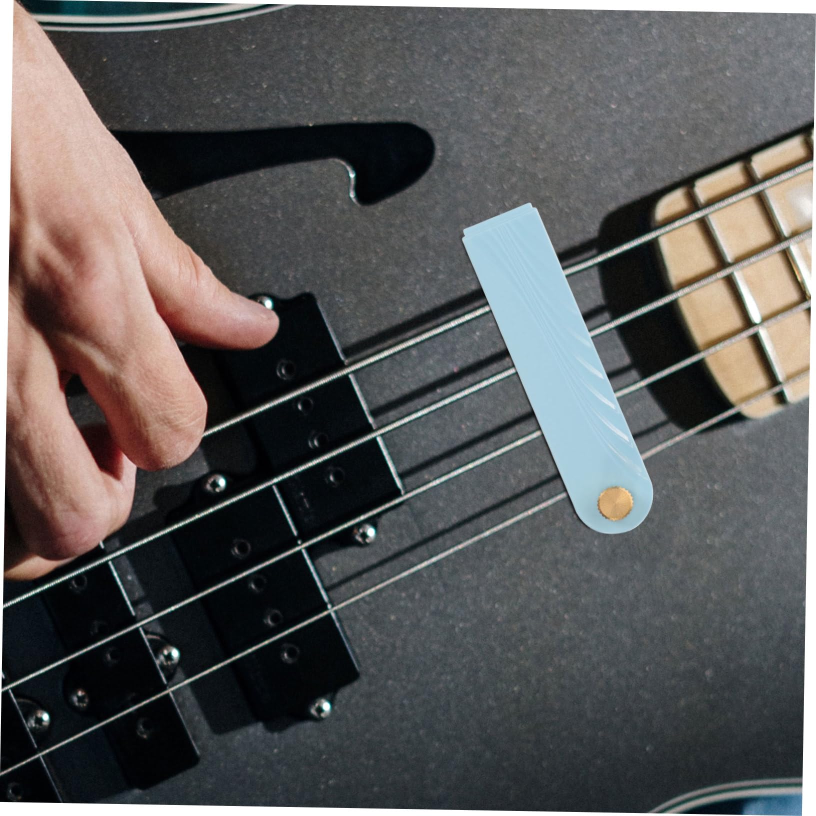 BESTonZON 5pezzi Silenziatore Per Chitarra e Folk Smorzatore Per Accessorio Per Riduzione Facile Usare e Portatile
