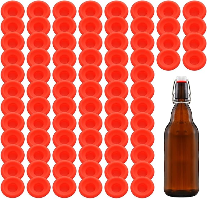 30 Guarnizioni In Silicone Per Bottiglie Flip Top - Ricambio Per Home Brewing Birra E Bevande