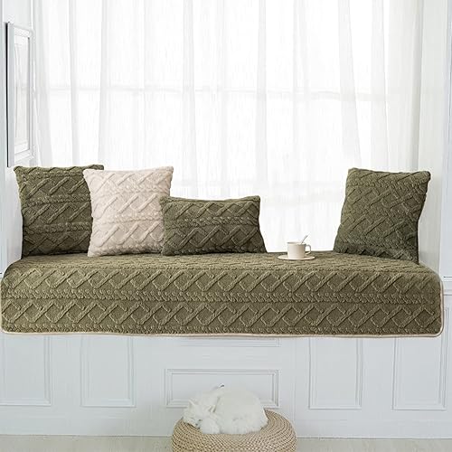 JeogYong Cojín bohemio para ventana de bahía, con patrón de jacquard, para asiento de ventana de interior, dormitorio, decoración bohemia,