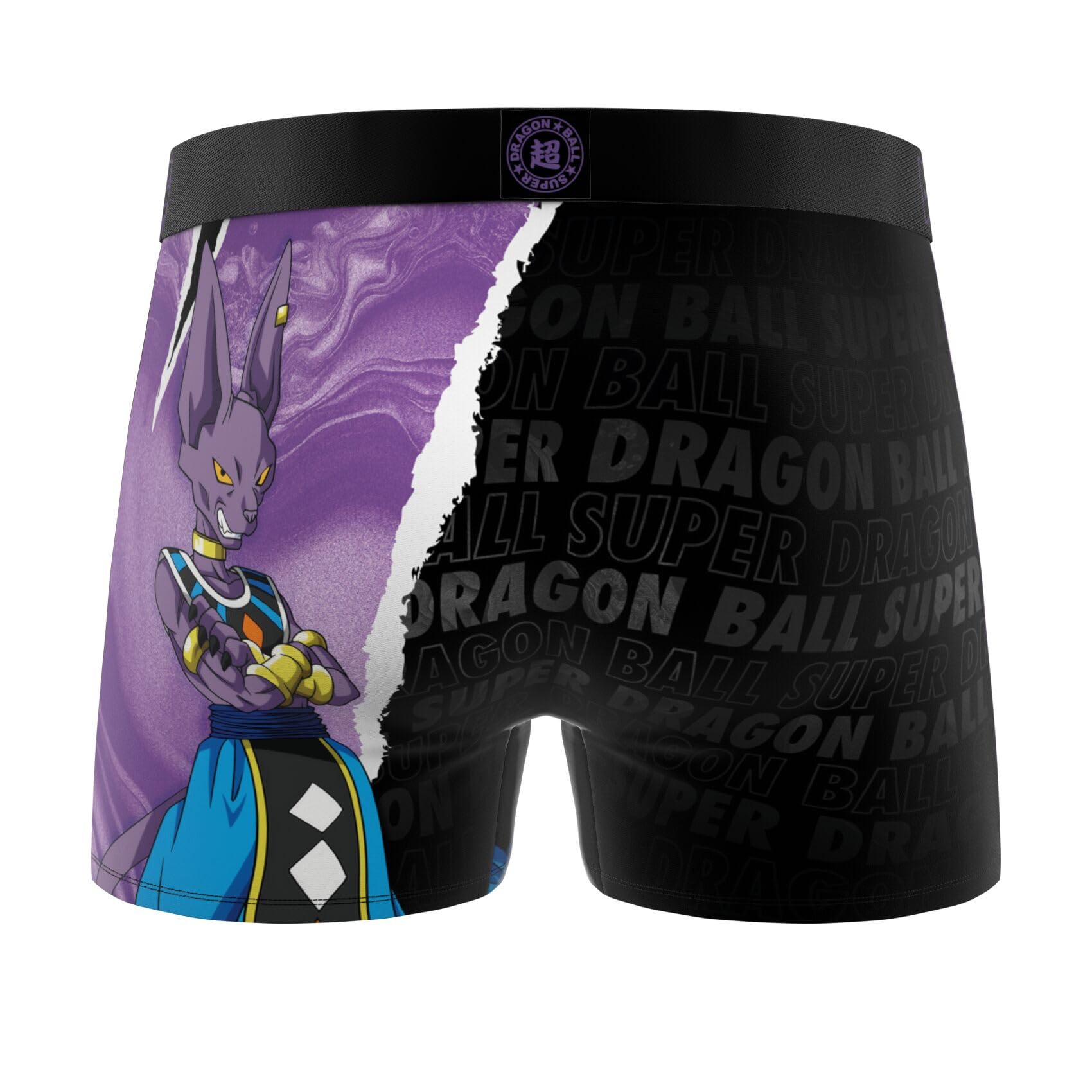 Freegun Boxer Homme Dragon Ball Super, Caleçon Homme, Ultra-Doux & Stretch (Lot de 4)