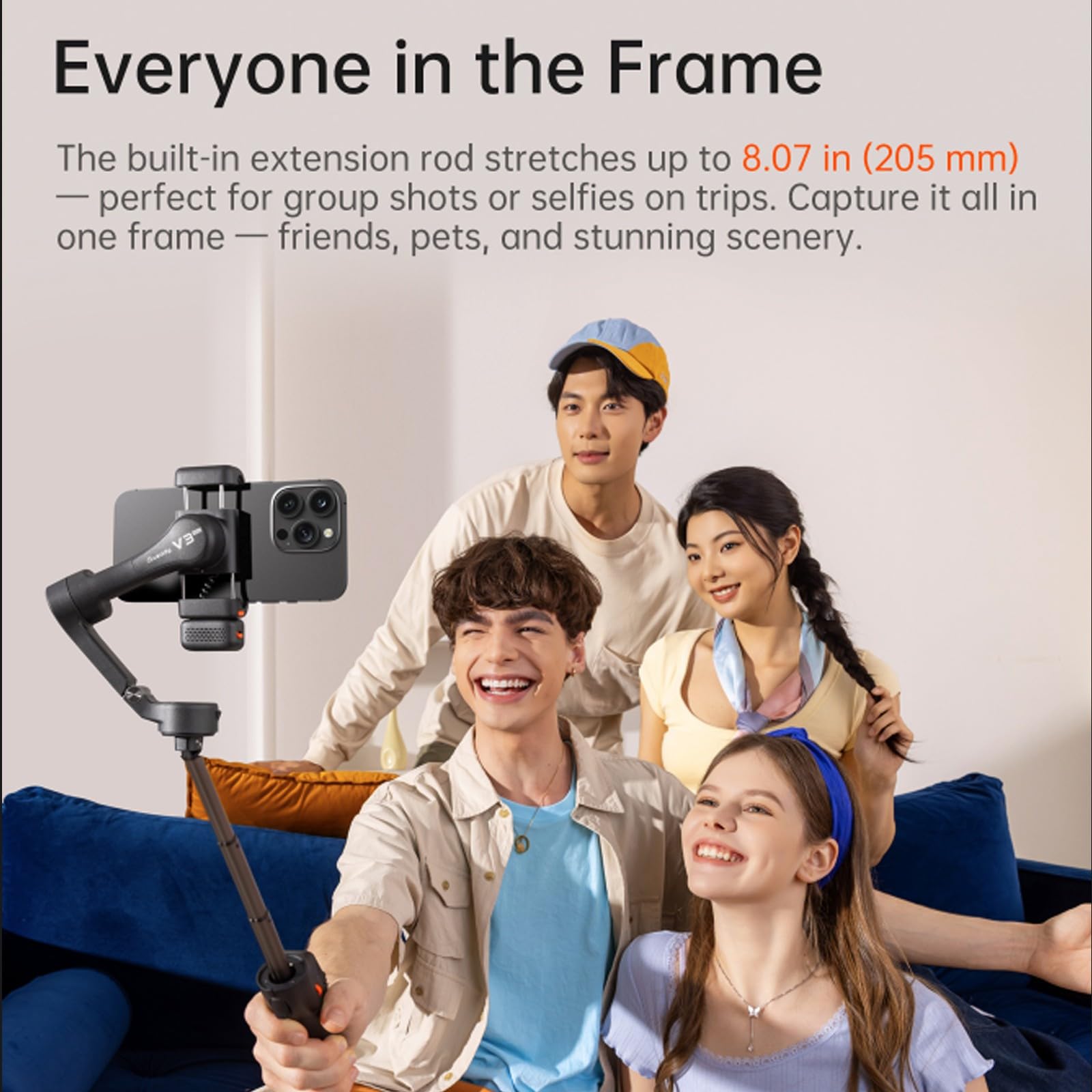 Amazon.co.jp: Hohem V3 Ultra ジンバルスタビライザー iPhone用 3軸