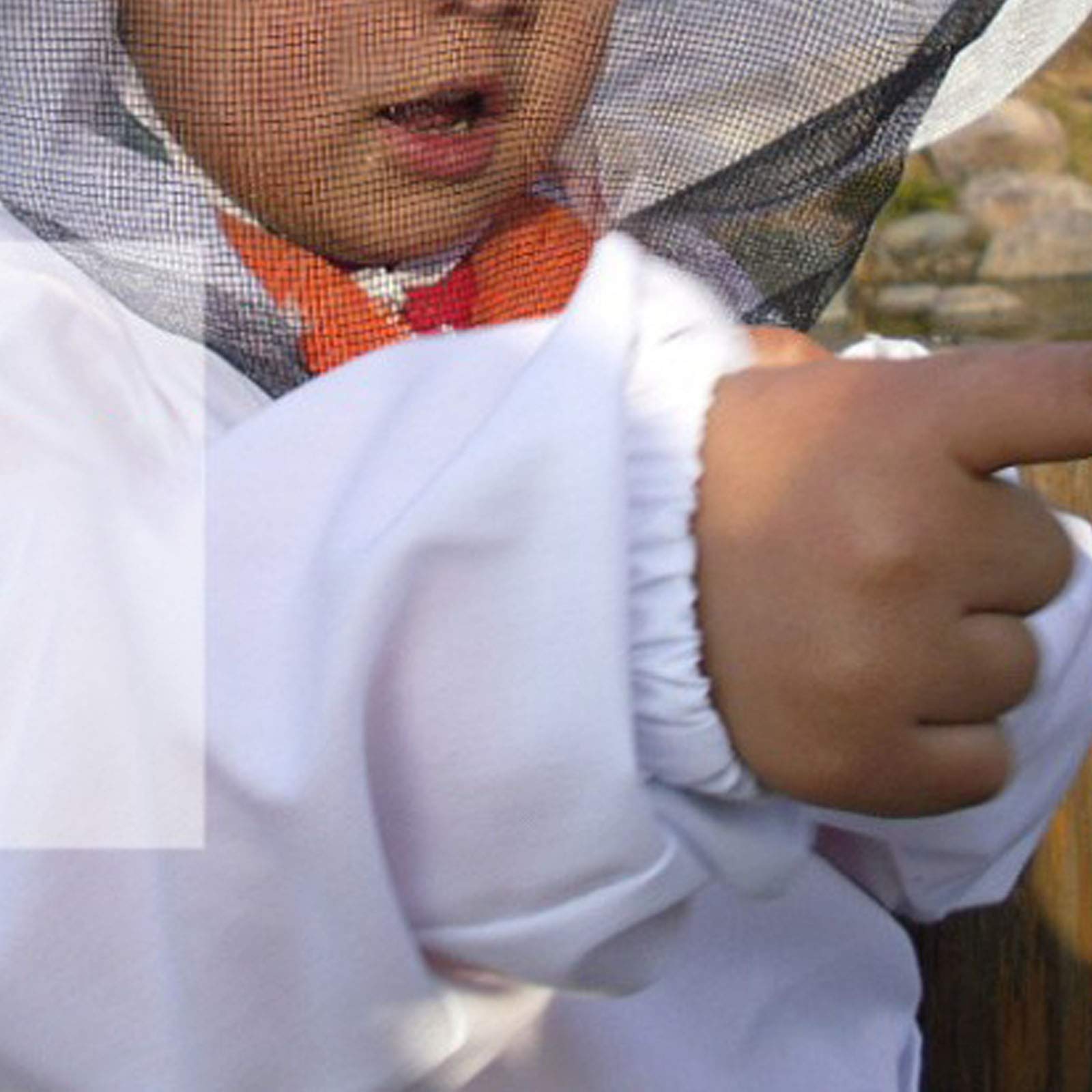 combinaison de protection pour l'apiculture pour enfants avec combinaisons de veste en voile - avec gants pour apiculture équipement de protection pour l'apiculture