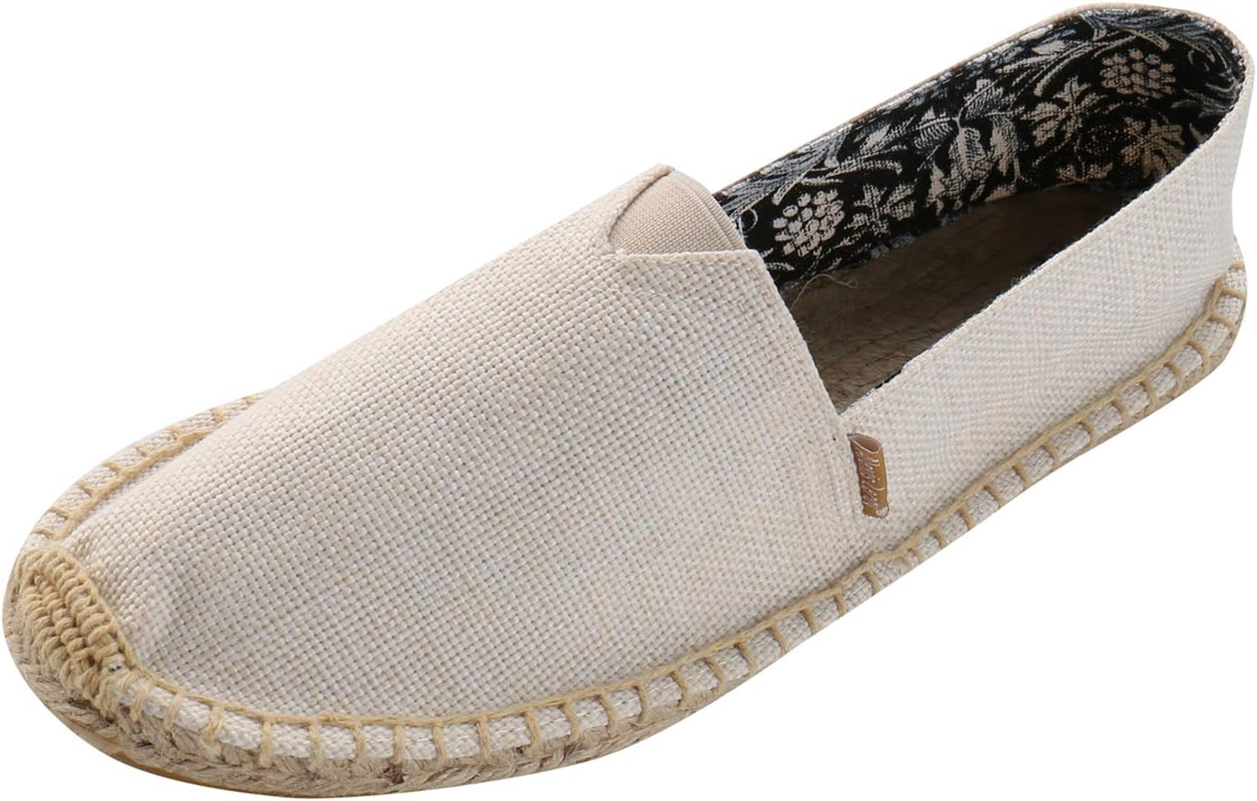 Alexis Leroy Women's Flat Espadrilles Canvas Shoes Slip on Espadrilles