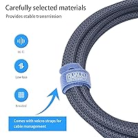 Vista 5 de Cable divisor en Y de 3 pines XLR hembra a 3 machos, cable divisor XLR de 3 vías, equilibrio de 1 hembra a 3 macho, cable de audio para micrófono