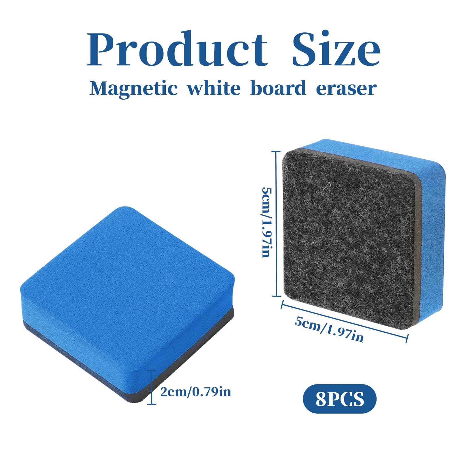Aazon.co: OOTDAY Dry Erase Erasers 24 PCs, Whiteboard Eraser, Dry Eraser, Agnetic Dry Erase - View #8