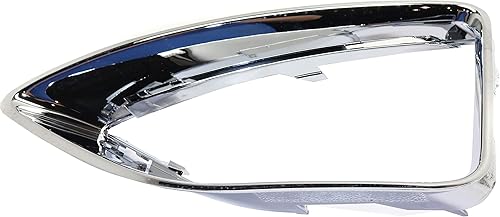 Miniatura 6 de Garage-Pro Moldura de luz antiniebla delantera del lado del conductor compatible con modelos Ford Fusion Chrome 2010-2012, HybridSEL(Sport 10-10)