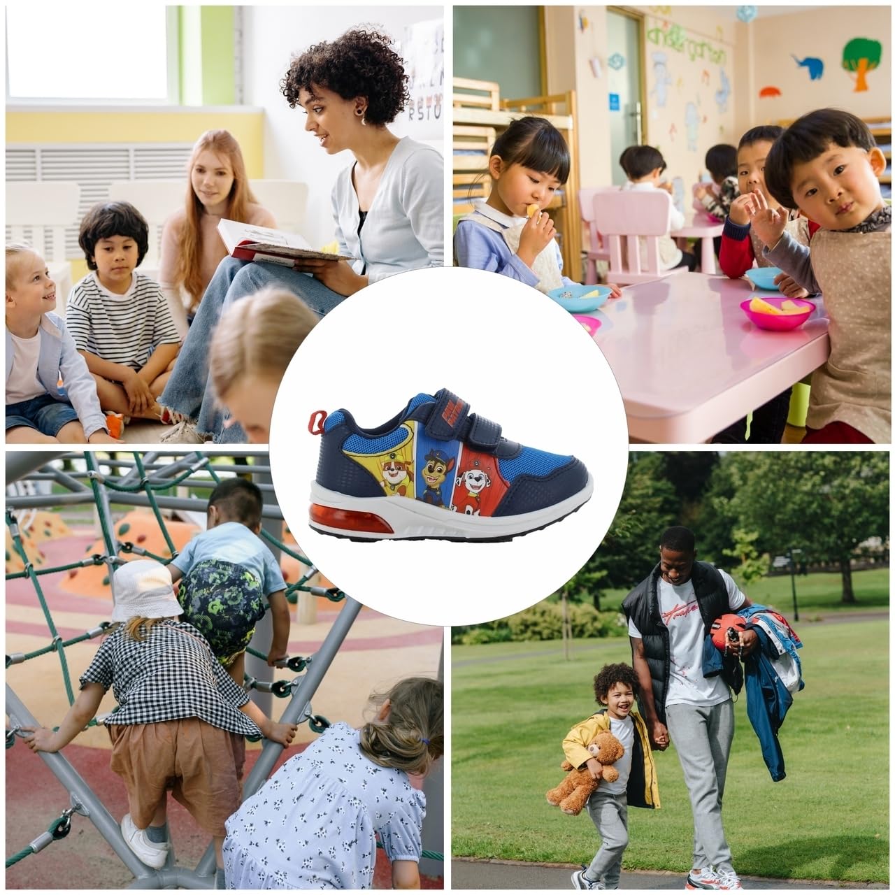 Leomil Paw Patrol Scarpe Bambino con Luci | Scarpe da ginnastica con luci per bambini, Perfette per la scuola e il tempo libero, Nickelodeon, Regalo di compleanno