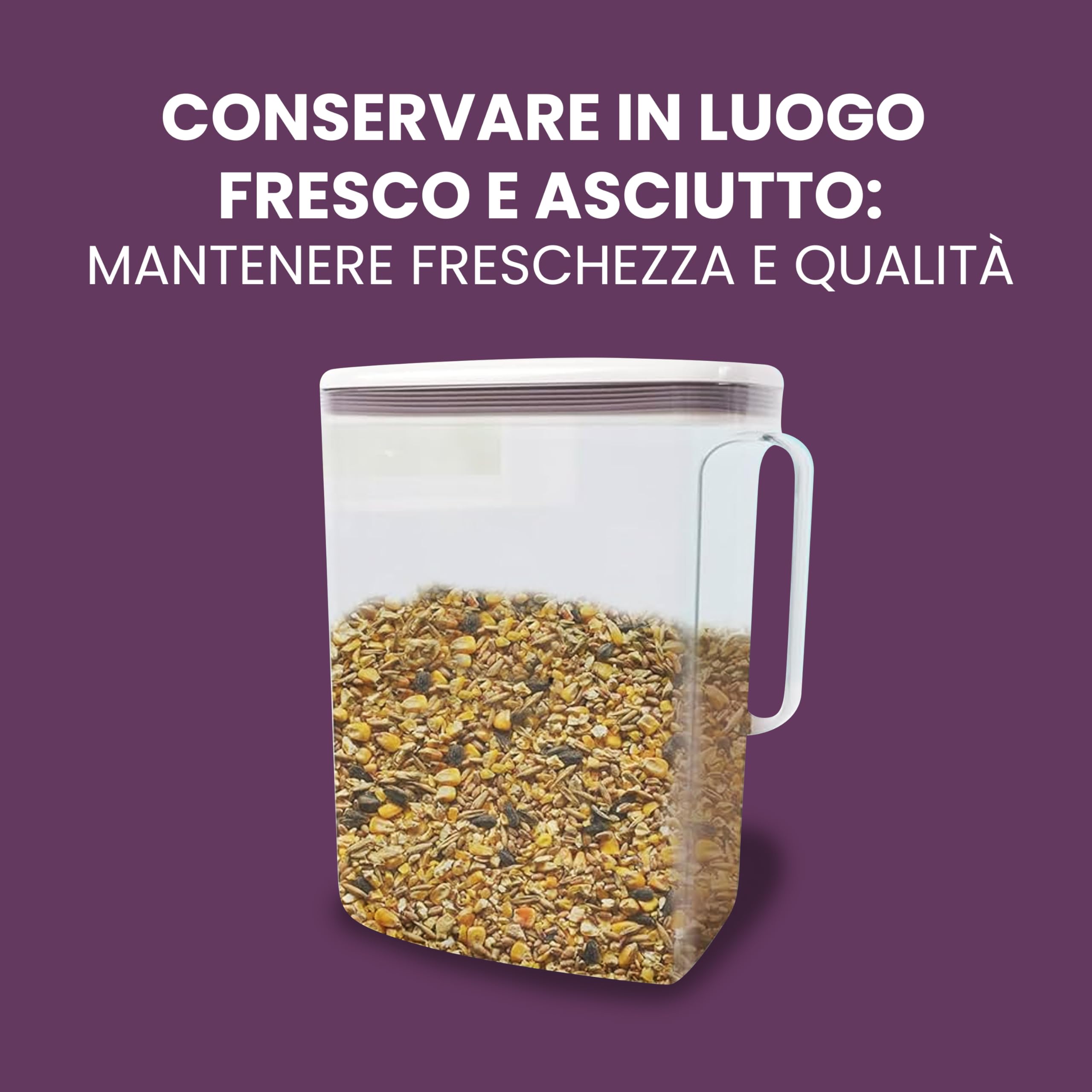 Mangime Uccelli Selvatici LERAVA - 500g Mix Semi Per Tutte Le Specie, Ideale Inverno - Foto 3