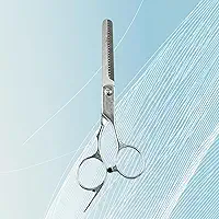 1 tesoura de corte de cabelo, tesoura de corte de dentes, tesoura profissional de barbeiro texturizadora, tesoura premium para corte de cabelo, salão e casa