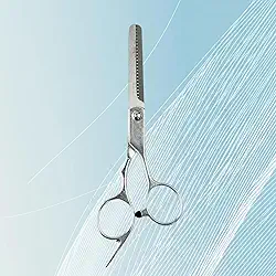 1 tesoura de corte de cabelo, tesoura de corte de dentes, tesoura profissional de barbeiro texturizadora, tesoura premium para corte de cabelo, salão e casa