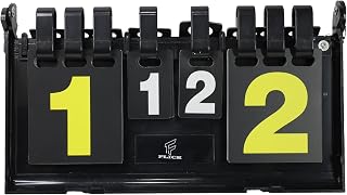 FLICK Multi Sports Scoreboard for Game Tracking - Portable, Durable and User-Friendly Score Counter - Black Colour. Useful... Price In India