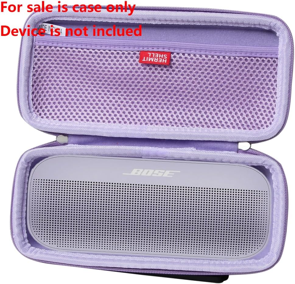 Hermitshell Hard Travel Case for Bose New SoundLink Flex 2nd Gen/Bose SoundLink Flex (Purple) - Image 2