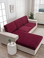 Vista 29 de Funda de cojín elástica para asiento de sofá, funda de cojín ajustable para sofá, protector de muebles, fundas de cojín modulares de lujo para sofá