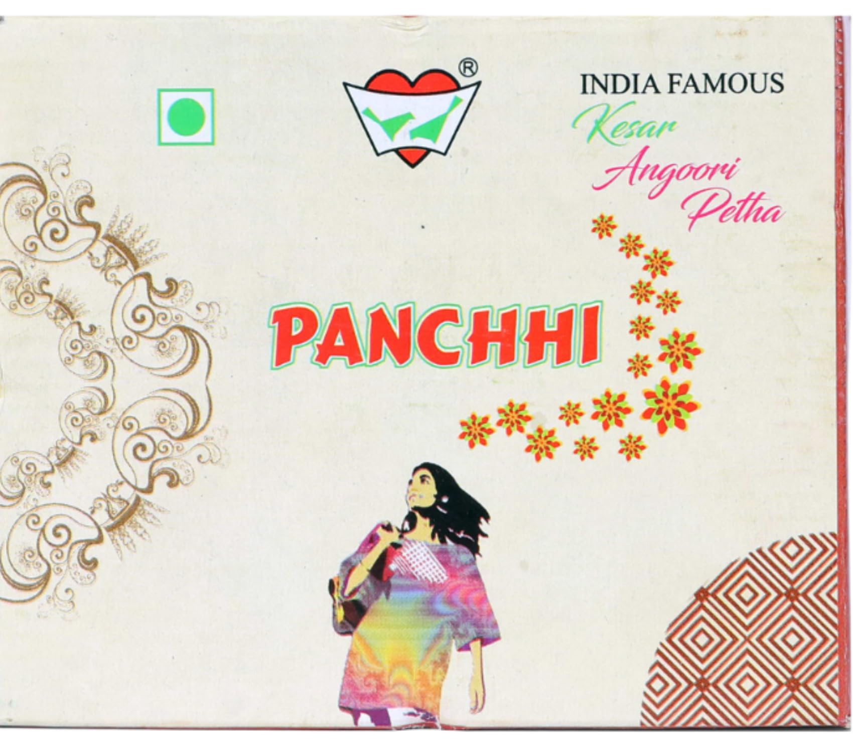 Panchhi Ka Petha 1Kg (Kesar Angoori) | Authentic Agra Sweet | Preservative-Free & Made with Premium Ash Gourd