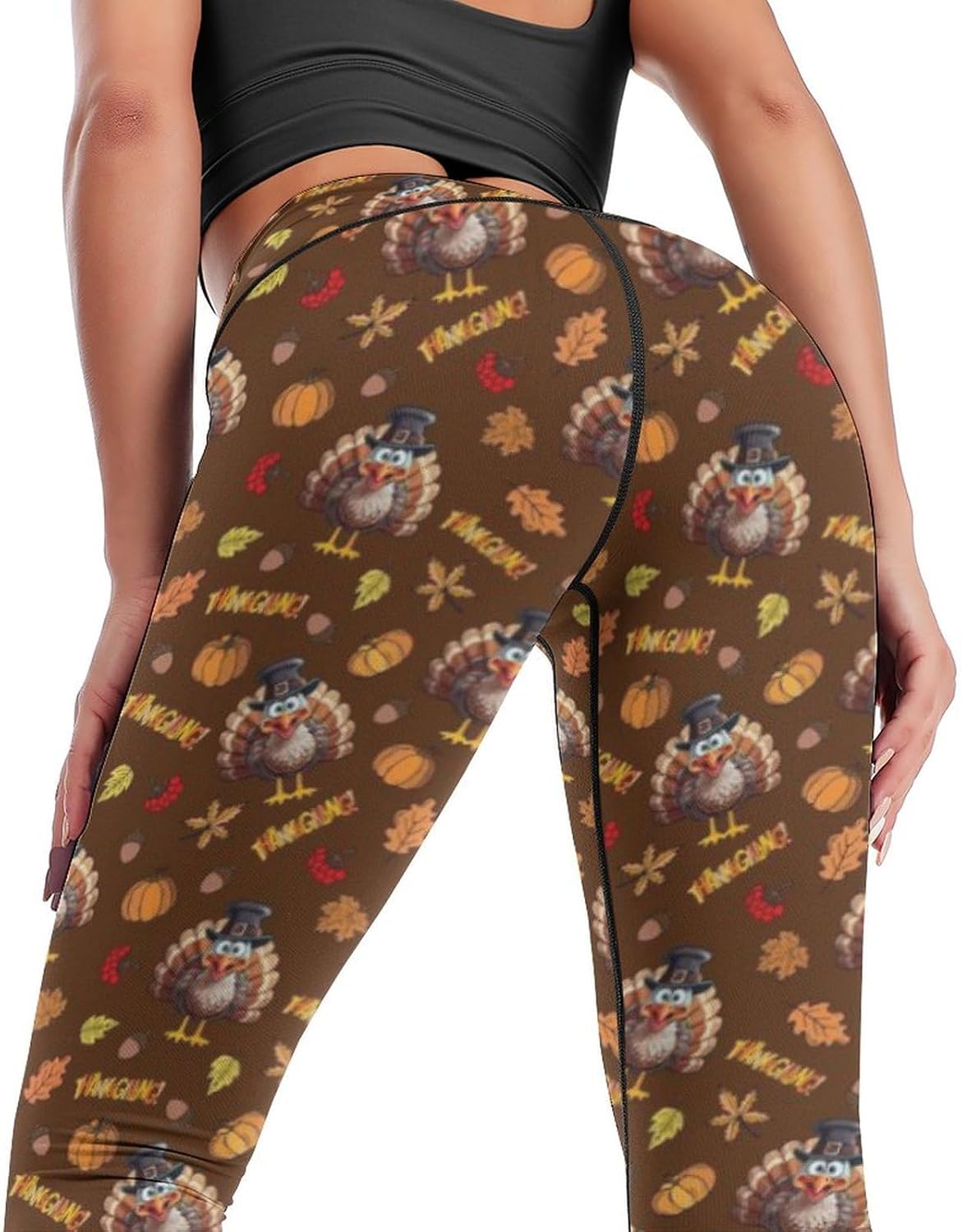Turkey Leggings Cheap Thanksgiving Leggings Striped Leggings