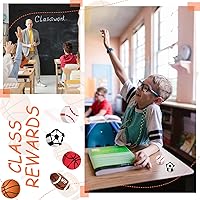 Vista 5 de 32 borradores deportivos para baloncesto, fútbol, fútbol, béisbol, para fiestas temáticas de cumpleaños, regalos, recompensas para el aula