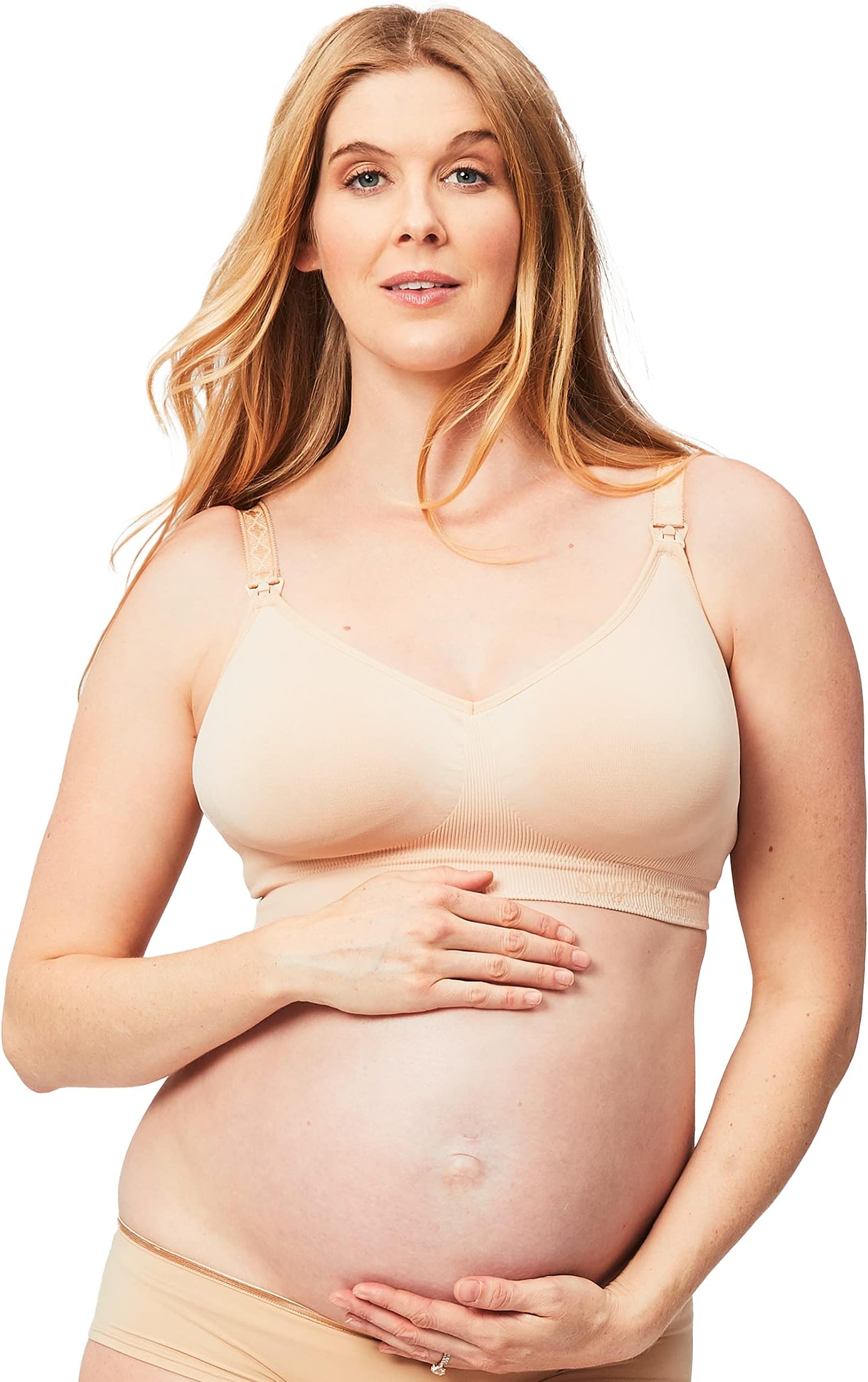 Popping Candy Wireless Nursing Bra (for F-K Cups), Maternity Seamless Breastfeeding Bralette