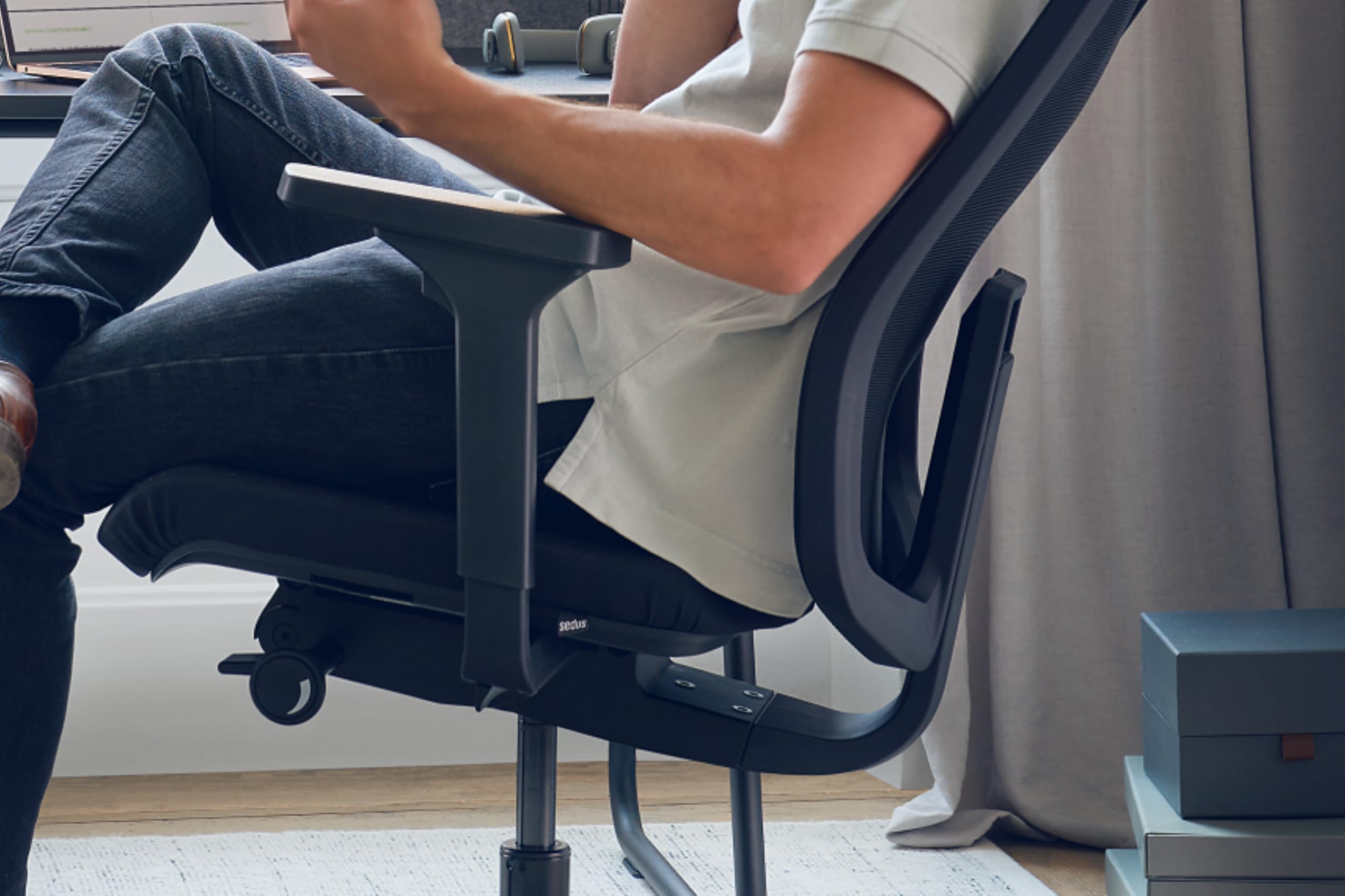 Sedus, Se:do PRO Light 2, sedia da ufficio ergonomica, membrana a rete, petrolio, regolabile in altezza