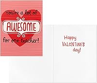 Vista 5 de Hallmark Tarjetas del día de San Valentín y buzón para intercambio de aula escolar, corazones de garabatos