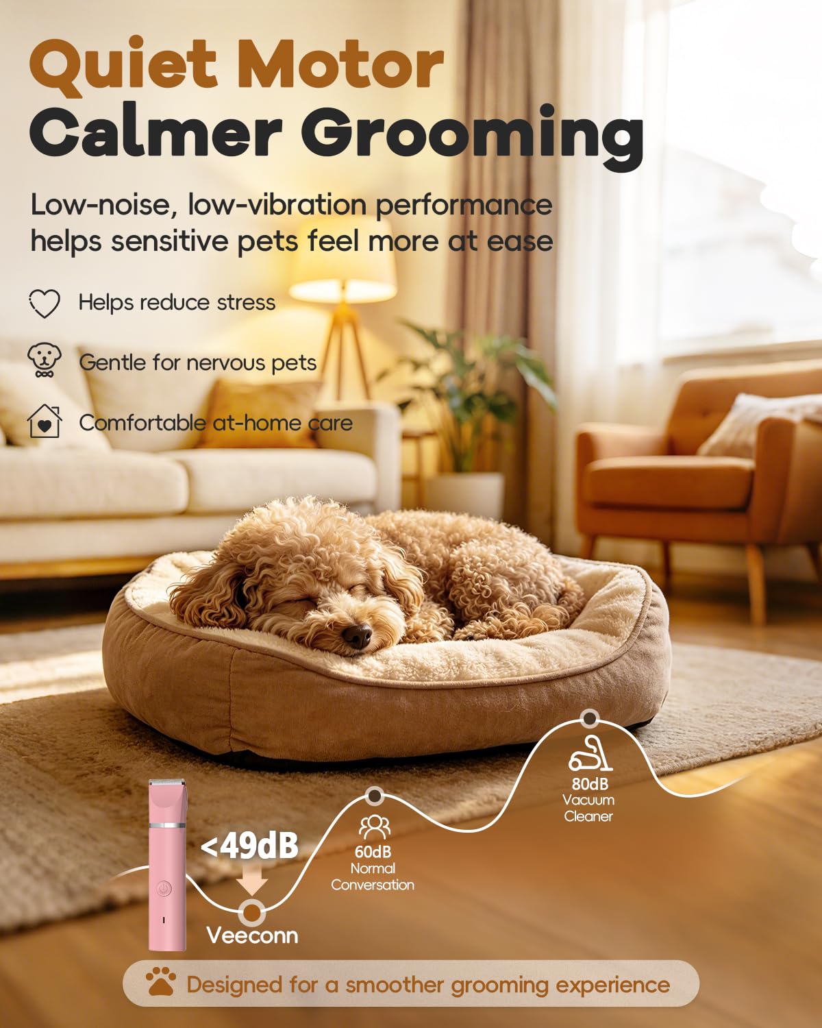 Veeconn Rechargeable Cat Grooming