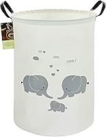 Vista 34 de HUNRUNG Cesta de Ropa Sucia, Cesta de Almacenamiento Grande de Tela de Lona Ligera Organizador de Juguetes Ropa Sucia Plegable Impermeable