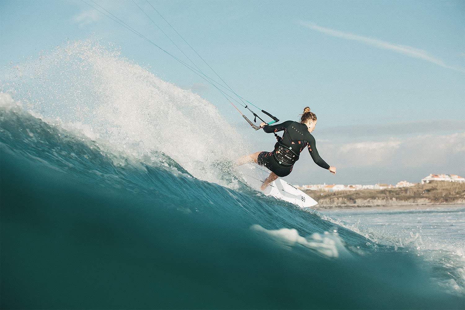 Mystic Watersports - Surf Kitesurf & Windsurfen Damen Gem Jalou Langeree Taillengeschirr No Bar - Schwarz