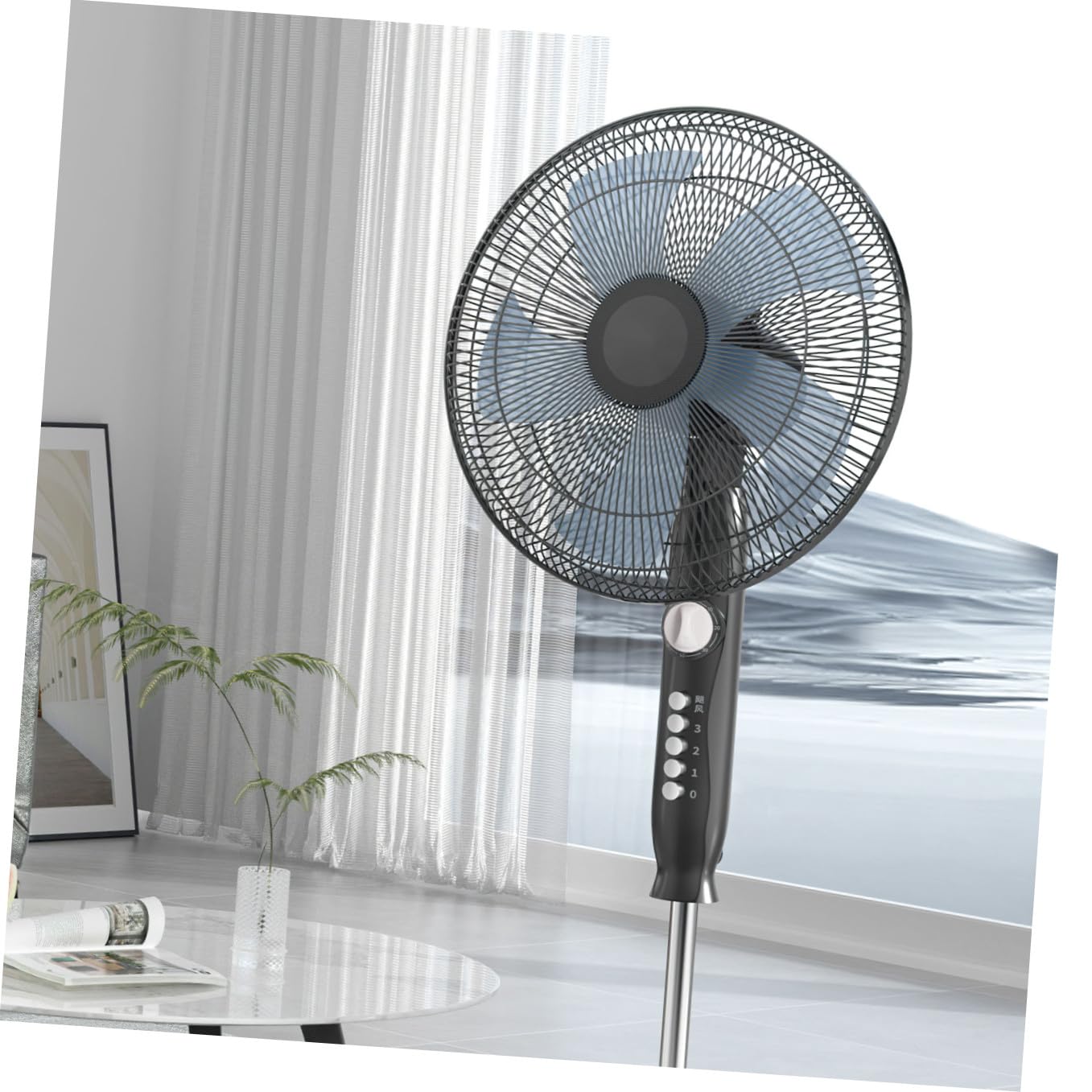 2 Stück Elektrische Ventilator-Timer-Drehknöpfe, Ersatz-Steuerknöpfe für Lüftergeschwindigkeit und Timer-Funktion, weißer ABS-Kunststoff, geeignet für den Heim- und Außenbereich