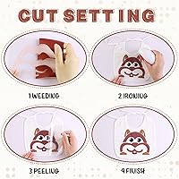 Vista 4 de Tintnut Rollo de vinilo de transferencia de calor de 10 pulgadas x 6 pies, rollo 3D de transferencia de calor, vinilo de transferencia de calor