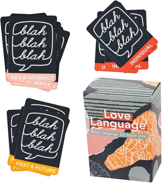 Juego de cartas de voz para parejas - Juego de cartas Love Language para el matrimonio - Juego de cartas de voz Cultivar comprensión íntima Mejor lenguaje para un mejor amor 150 Pregunta para