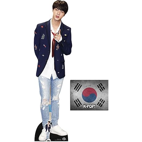 Jin Bangtan Boys Cardboard Cutout Lifesize and Mini