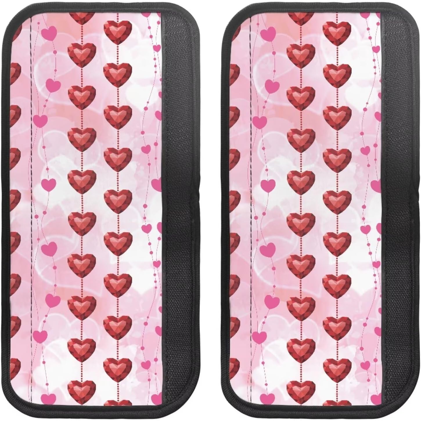 Refrigerator Handle Covers Set of 6 Heart Shaped Washable Fridge Handle Covers Kitchen Decor Appliance Accessories for Fridge Dishwashers Ovens Protective Cloth for Dust