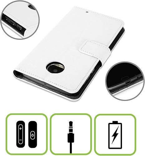 Miniatura 3 de Head Case Designs Officially Licensed Random Galaxy Kitty &amp; Cat Space Llama Leather Book Wallet Case Cover Compatible with Motorola Moto G53 5G