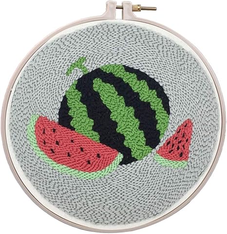 Amazon Dailymall パンチニードルキット 毛糸刺繍 刺繍ペン 刺繍枠 刺繍布 毛糸 Diyクラフト 漫画の図案 可愛い 手芸キット C1021 刺しゅうキット 通販