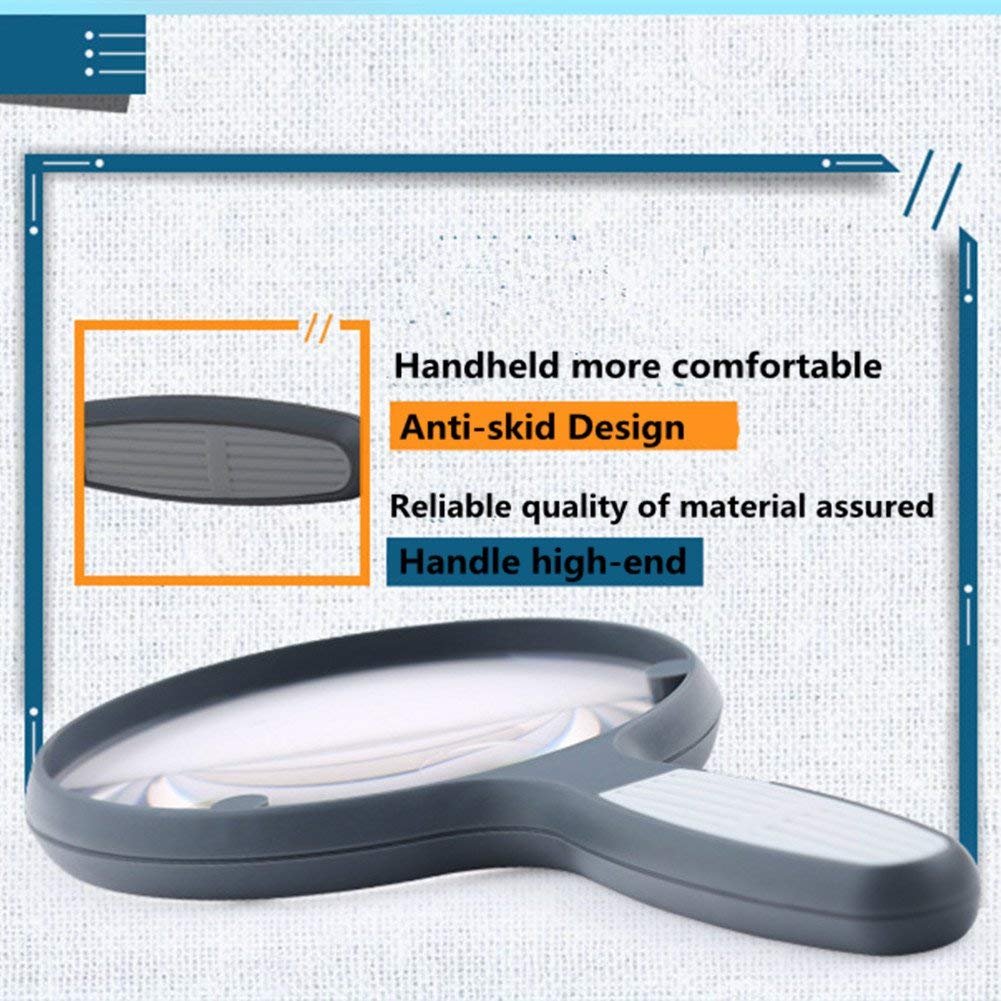 Okulary powiększające, szkło powiększające Ręczny starzec czytający Duża lupa soczewkowa 2,5X 4X Hd do identyfikacji rzemiosła Zegarki DIY Rzemiosło Rzeźba Naprawa interesting