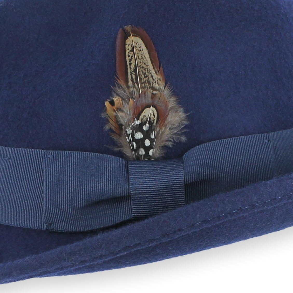 Hats in the Belfry Trilby Men/Women Snap Brim Vintage Dress Fedora Hat 100% Wool - Image 8