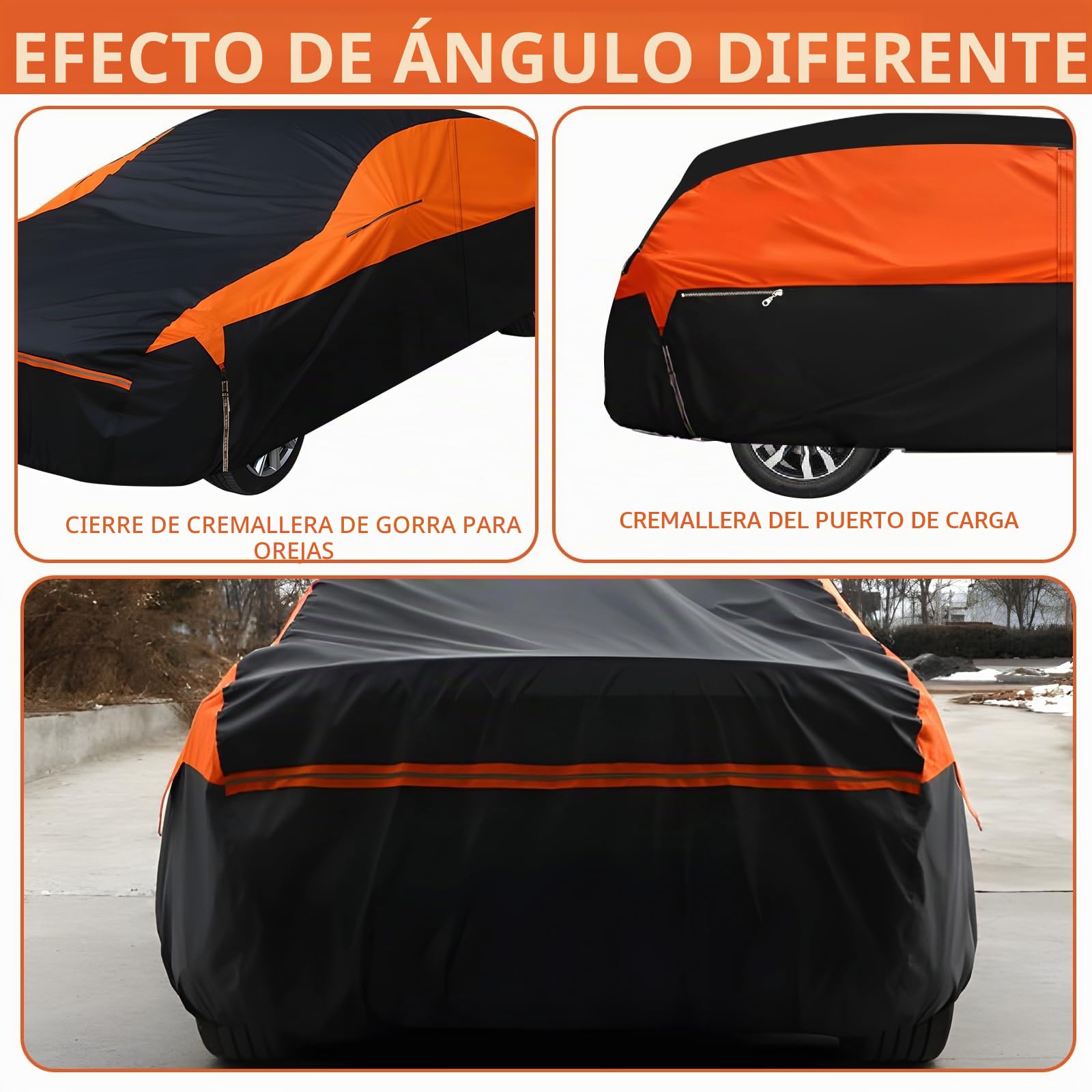 Funda completa para Dacia Sandero Stepway 2007 – 2025, 6 capas, cubierta de coche para exteriores, de algodón, impermeable, lluvia, nieve, UV, polvo, todo clima, transpirable, protección contra el