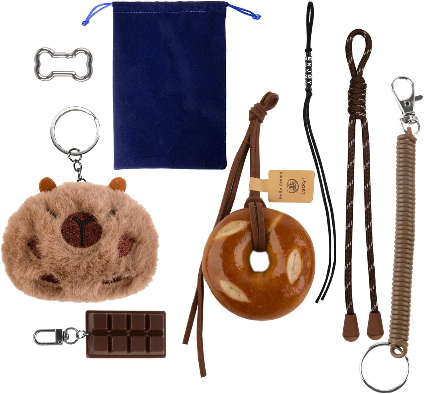 Georgie Porgy Bag Charms Keychains Handbag Accessories for Women Purse Backpack Sports Bag Pendant Cute Unique Gift for Girls - Image 2