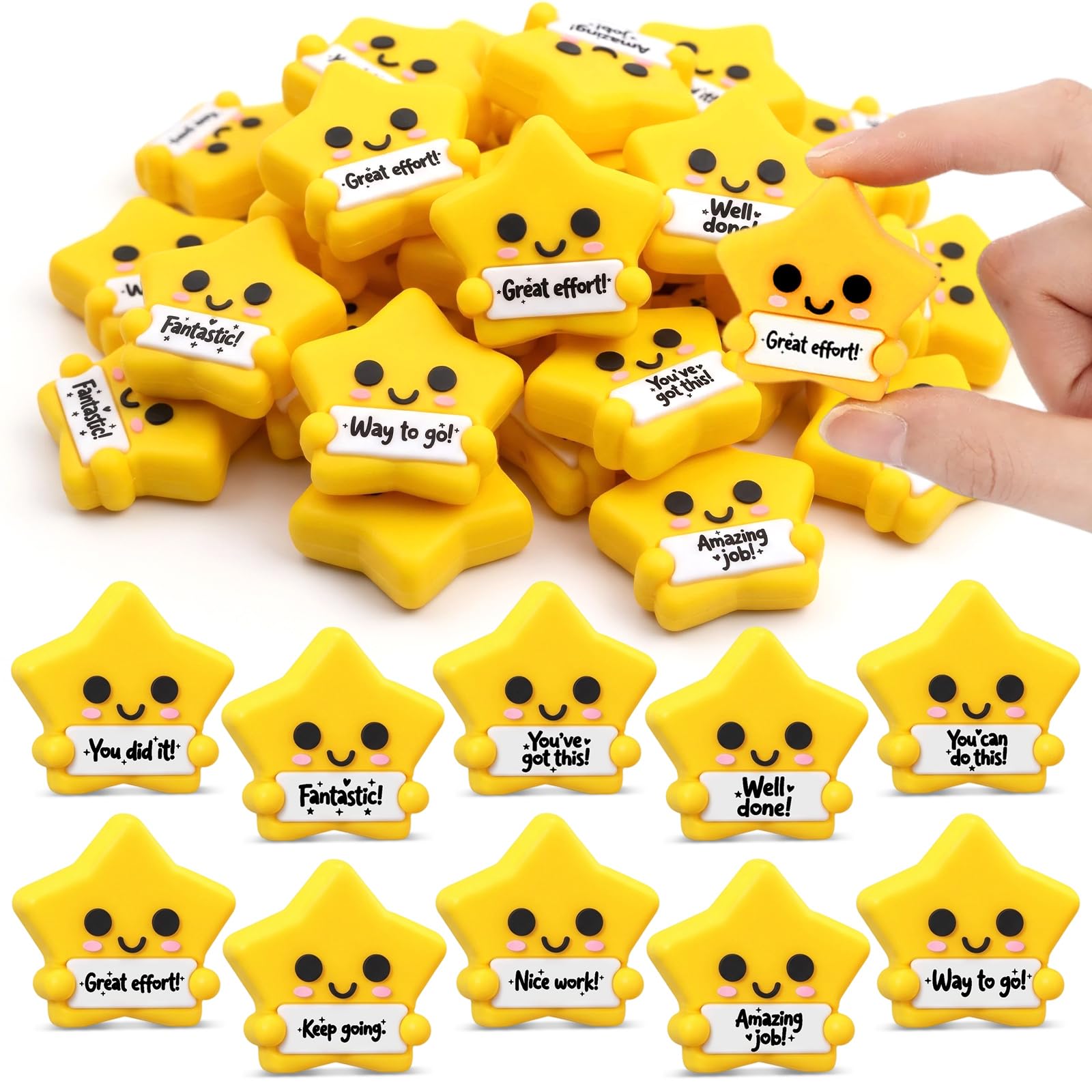 100 Pcs Student Incentives Star for Elementary Students Classroom Rewards