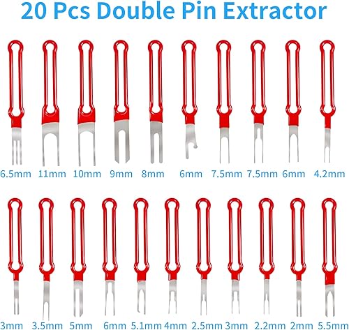 Miniatura 3 de Kit de herramientas de extracción de terminales, 39 piezas, herramienta extractor de pines mejorada, conector de cable, herramienta de extracción de