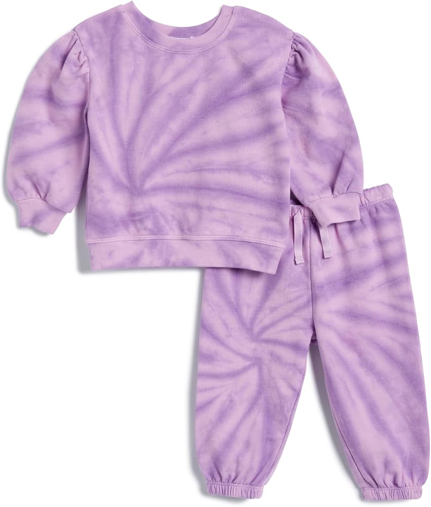 Splendid Baby Girls' Pullover Sweatshirt and Jogger Pant 2-piece Set — 사진 1
