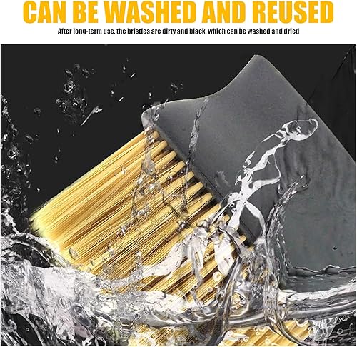 Miniatura 6 de UGSHY 1 cepillo de eliminación de polvo para detalles del automóvil, nailon para aire acondicionado, salida de salpicadero, cepillo de eliminación