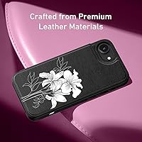 Vista 648 de LETO para iPhone 15 Pro Funda tipo cartera - Tapa tipo folio con patada - Diseños de moda - Tarjetero - Funda protectora para mujeres y niñas - 6.1