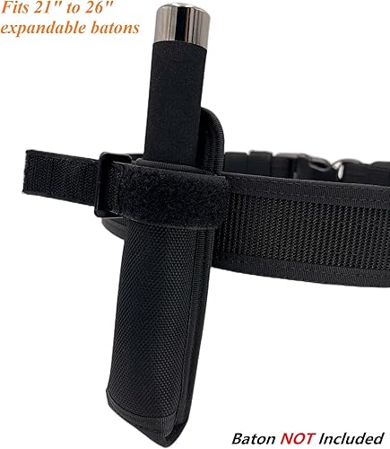 Miniatura 9 de TACNEX Soporte universal para bastón con cinturón de servicioMOLLE Clip Policía Baton Holster 16"-21"-26" Bolsa telescópica de bastón ASP Portador