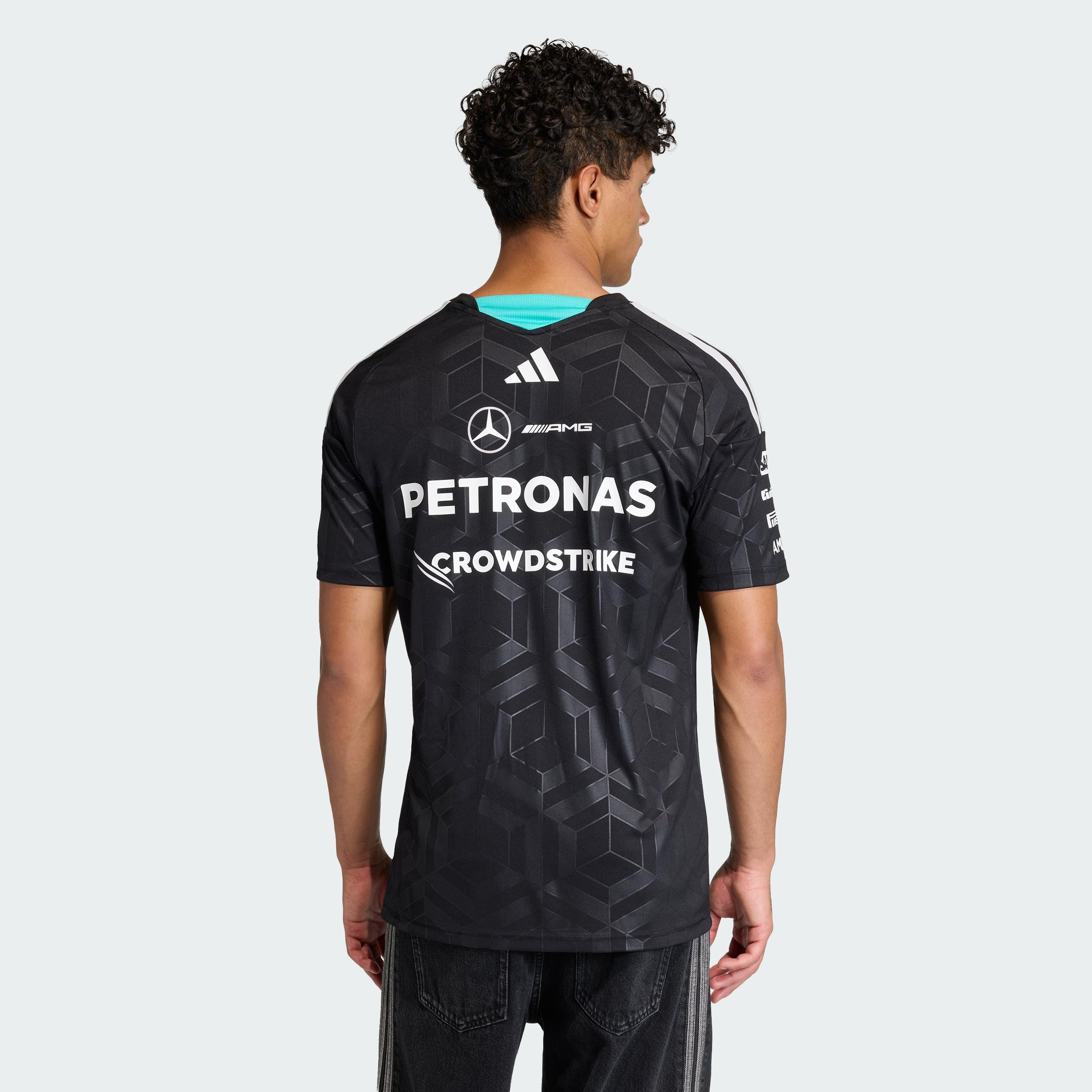 Adidas Herren Mercedes - Amg Petronas Formula 1 Team Driver Jersey Short Sleeves - 5