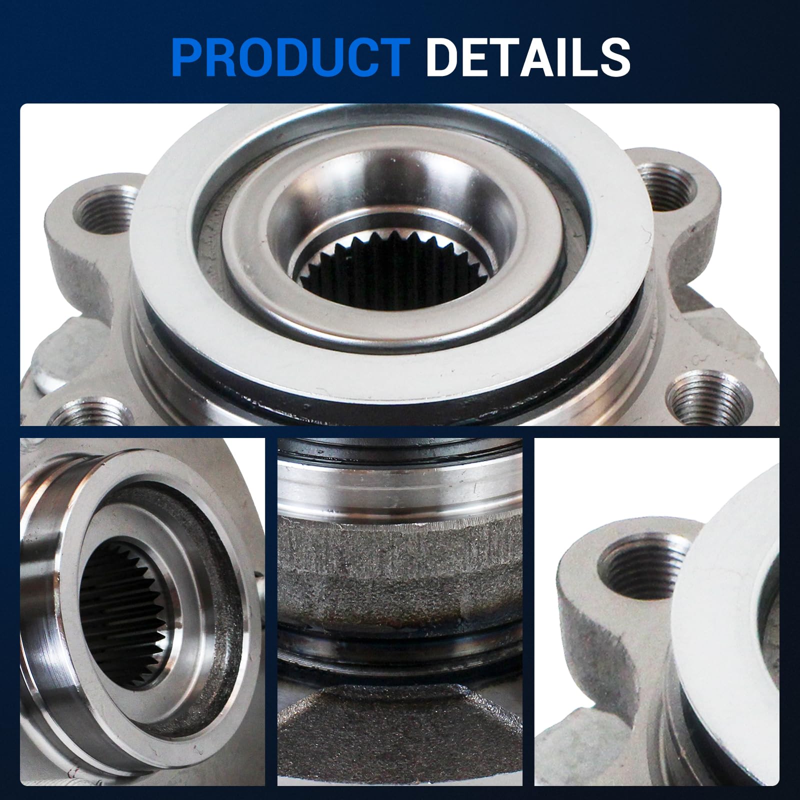 Amazon.com: Autoround 513298 Wheel Hub and Bearing Assembly Front