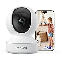 Reolink Telecamera WiFi Interno 4MP – Vista a 360°, Auto Tracking