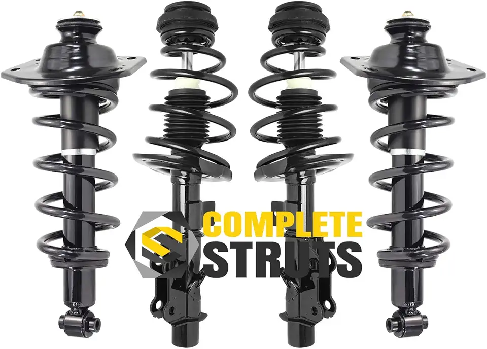 COMPLETESTRUTS - Front & Rear Complete Strut Assemblies with Coil Springs Replacement for 2010-2015 Chevrolet Camaro V6 - Set of 4