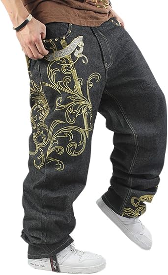 Amazon.com: QIBOE - Pantalones de jogging para hombre, diseño de tatuaje,  bordado de graffiti : Ropa, Zapatos y Joyería