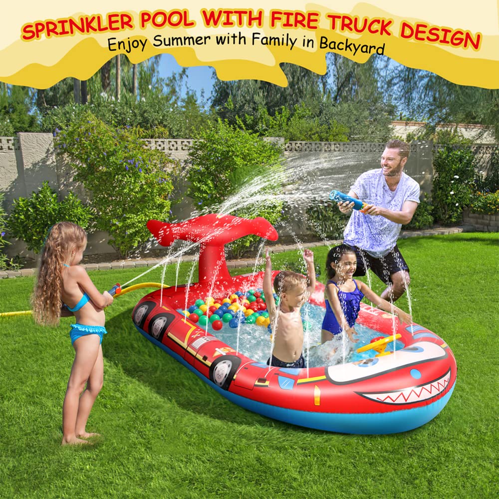 shallow inflatable pool